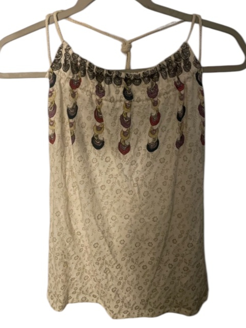 O'Neill Women's Multicolor Embellished Tank Top Blouse‎ Size XL